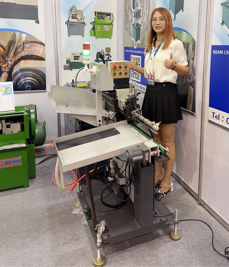 Trådens rullemaskin på Thailand Industry Exhibition 2025